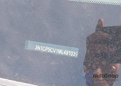 2021 Nissan Kicks Sv Xtronic Cvt from USA, damaged, VIN 3N1CP5CV1ML491039